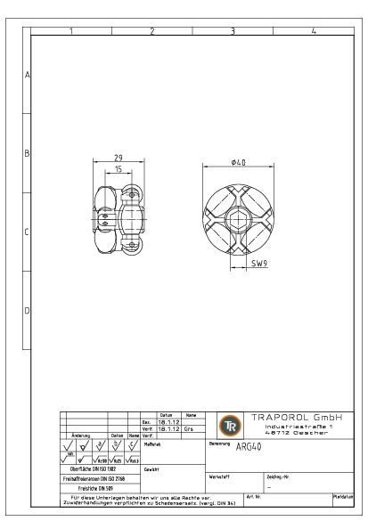 Technische Skizze Allseitenrolle Arg40