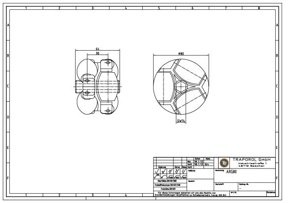 Technische Skizze Allseitenrolle Arg80
